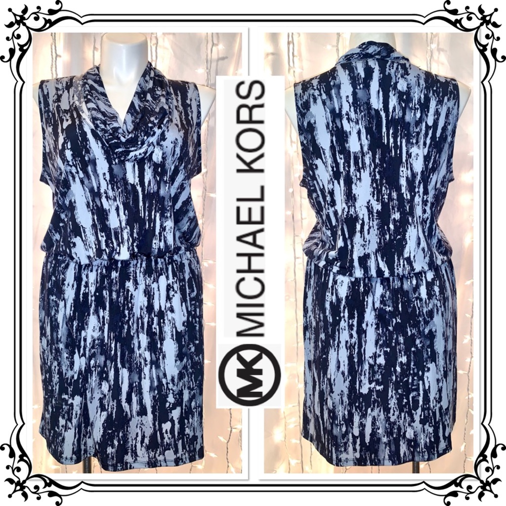 MICHAEL KORS ⭐️ Cowell Neck Sleeveless Mini Dress